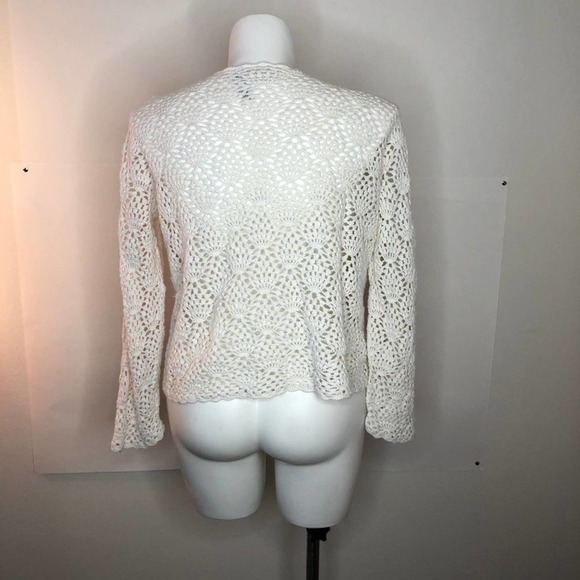 Liz Claiborne Crocheted Cardigan Size XL - Picture 4 of 7